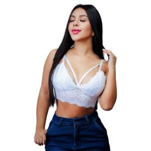 Crop Top En Encaje