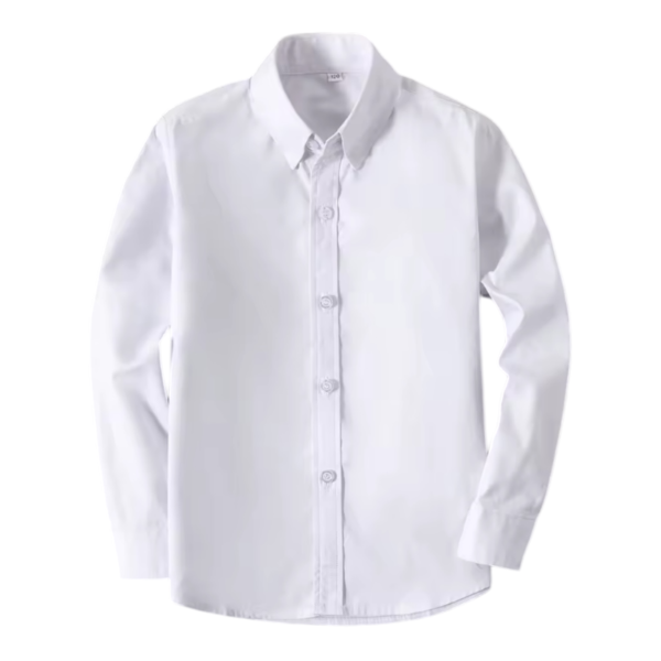 Camisa Colegial M/L Niña y Niño - Image 4