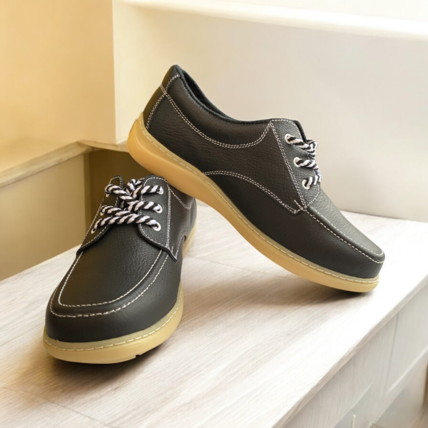 Zapato Colegial Con Suela De Goma