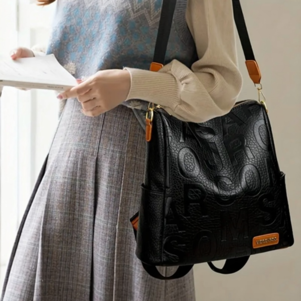 Bolso Elegance Black & Tan - Image 2