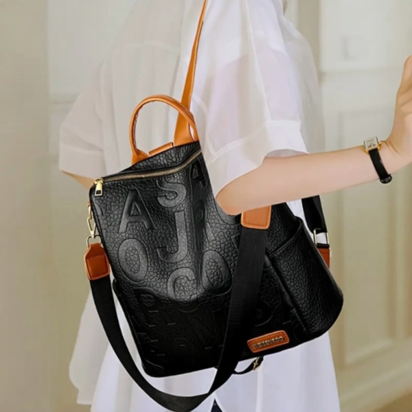 Bolso Elegance Black & Tan - Image 3