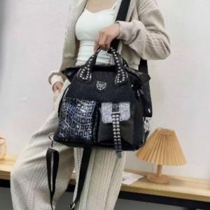 Bolso Dama Con Brillantes