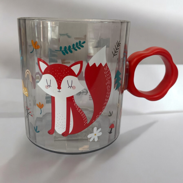 Taza Con Diseño De León Y Zorro - Image 2