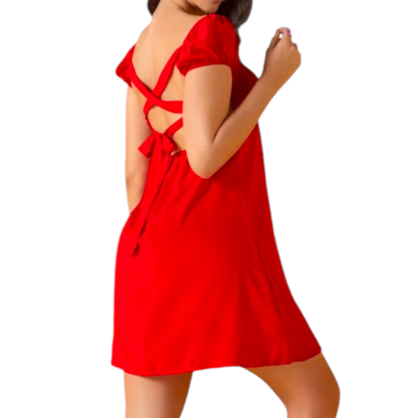 Vestido Corto Rojo - Image 2
