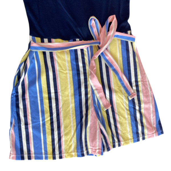 Enterizo En Short Azul a Rayas - Image 4