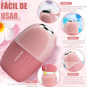 Limpiadora Facial De Silicona 2 En 1