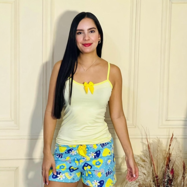 Pijamas En Short Dama - Image 4