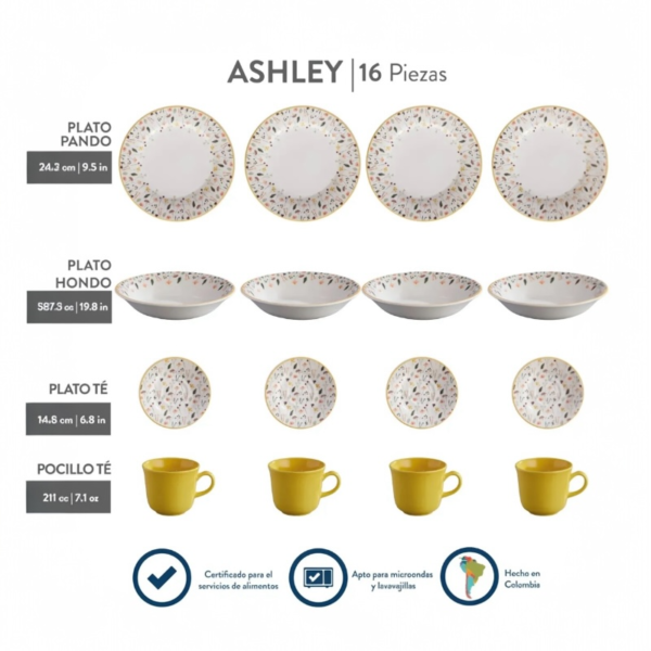 Vajilla Corona Ashley - Image 4