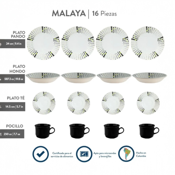 Vajilla Corona malaya - Image 3