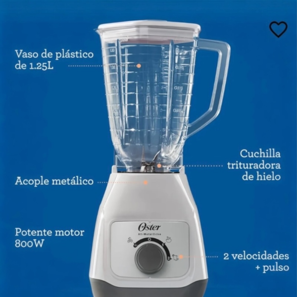 Licuadora Oster 2 Velocidades Mas Pulso - Image 7
