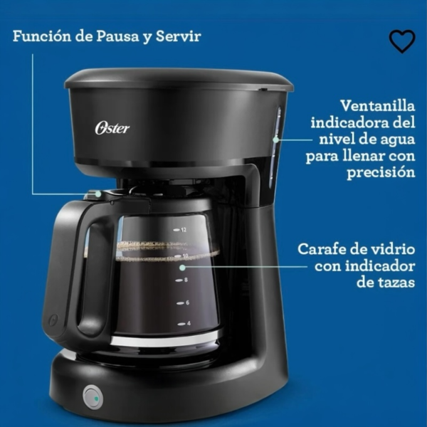 Cafetera Oster Con Jarra de Vidrio - Image 5
