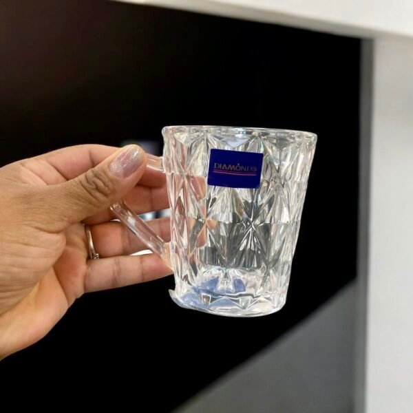 Taza De Vidrio "Diamond Cut" - Image 2