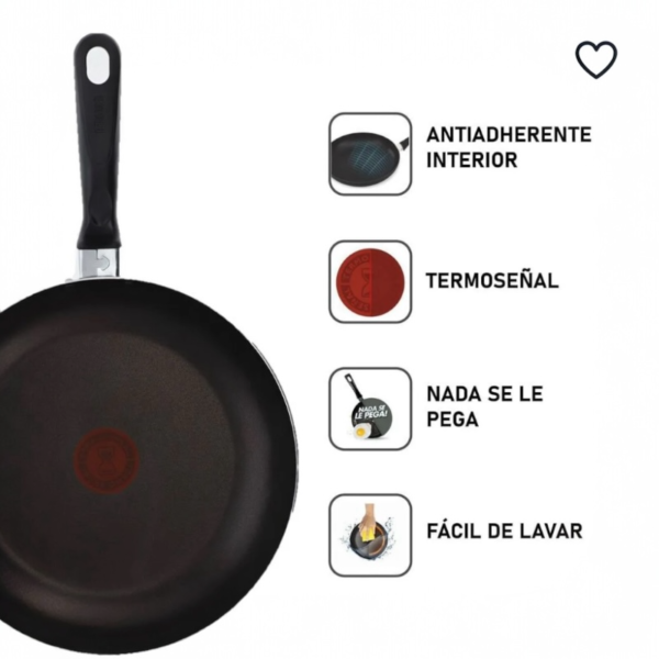 Sartén IMUSA 30 CM Antiadherente Color Azul Tapa de Vidrio