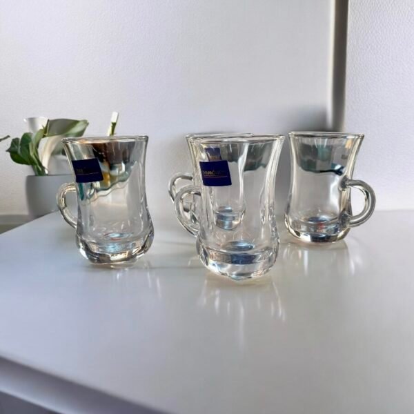 Taza De Vidrio Con Asa Redonda - Image 2