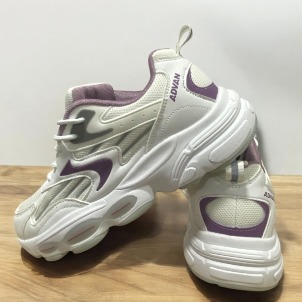 Zapato Dama ADVAN Blanco Con morado - Image 2