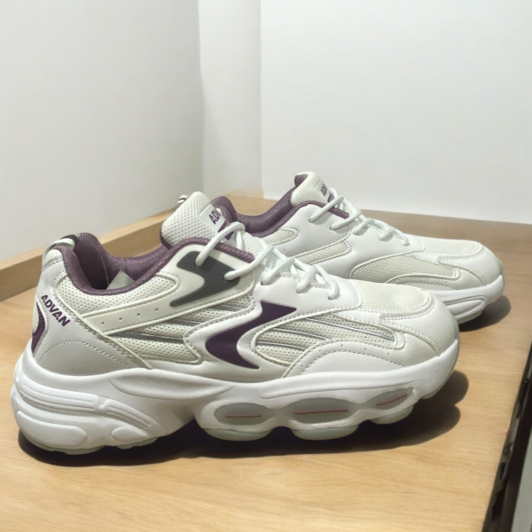 Zapato Dama ADVAN Blanco Con morado - Image 3