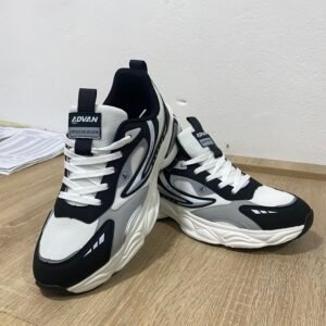 Zapato Hombre ADVAN Blanco, Negro y Gris