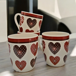 Tazas “Corazones Vintage” Amor En Cada Sorbo