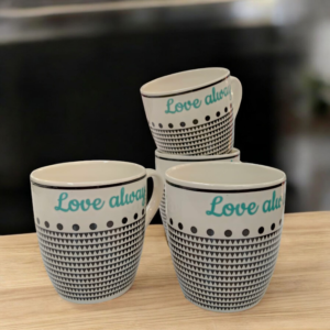 Tazas "Love Always" Modernas