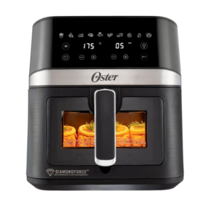 Freidora Oster® de Aire Digital, 4L de Capacidad, con Recubrimiento DiamondForce, Ventana y Luz Interna, con 10 Programas Automáticos