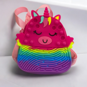 Mochila Infantil De Unicornio Multicolor