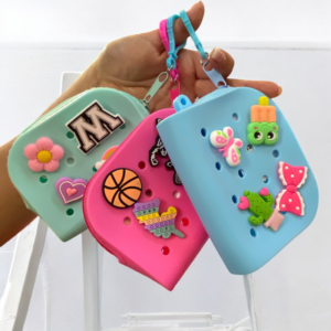 Monederos De Silicona Con Dijes Personalizables