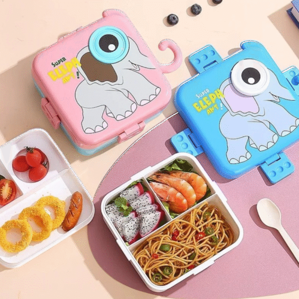 Portacomida Infantil Dino Aventura- Elefante