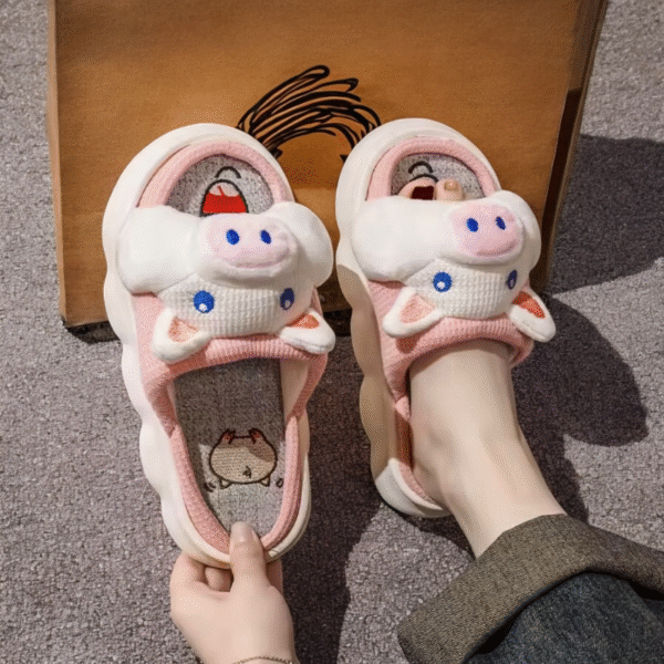 Babuchas de Cerdito para Niña (Tallas 30 a 35) - Image 2