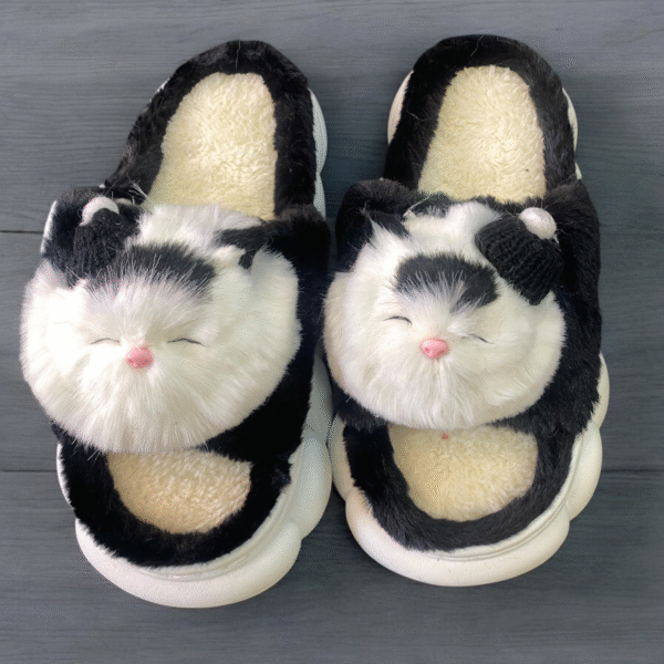 Babuchas Abiertas de Gatitos Dormilones (Tallas 36 a 41) - Image 2