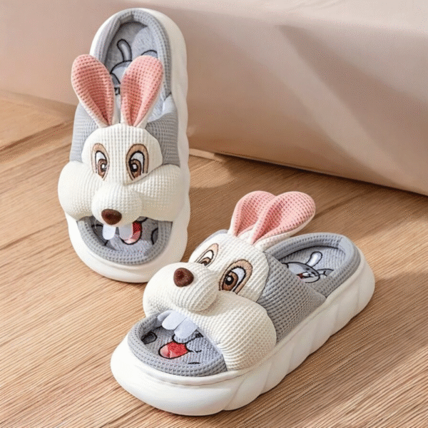 Babuchas de Conejito para Niña (Tallas 30 a 35)