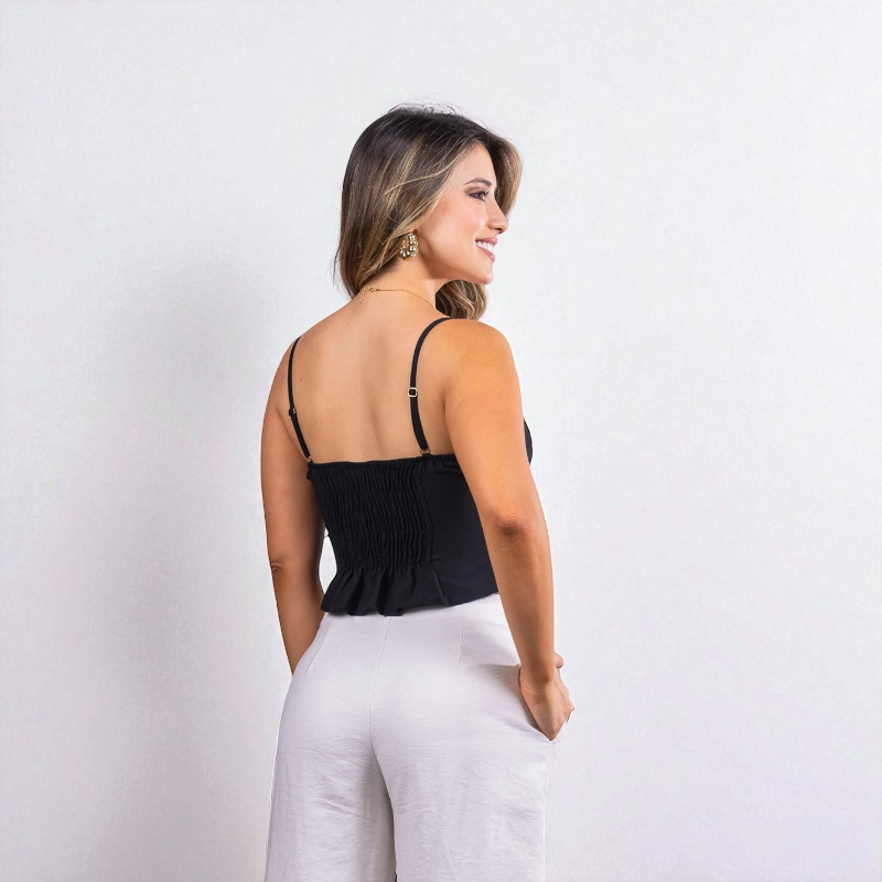 Blusa Corta De Tiras - Image 3