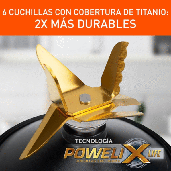 Licuadora IMUSA Ultraforce 2X, 1100W, Vaso Vidrio 2L, Picatodo y Molino - Image 6