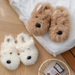 Babuchas Peluditas De Perrito