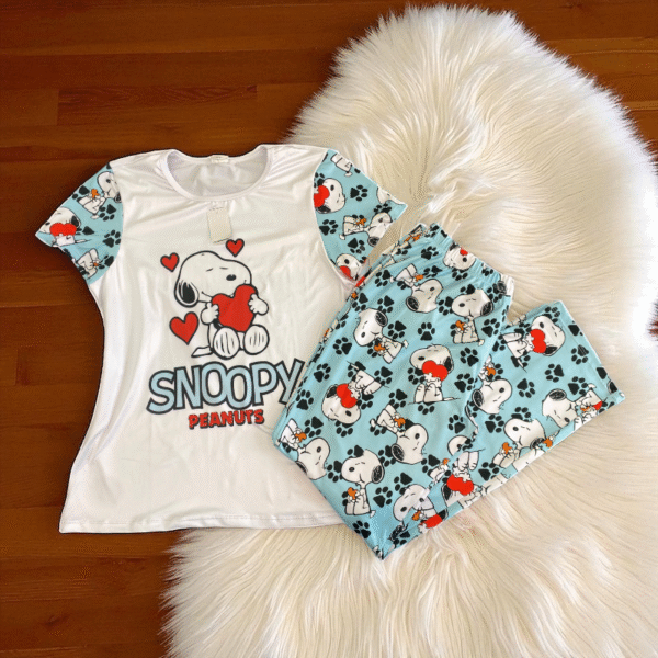 Pijama Suave de Personaje – Piel de Durazno - Image 5