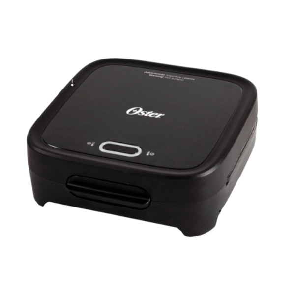 Sandwichera Oster® Panini Compacta Con Platos Hondos Ckstsm400 Color Negro