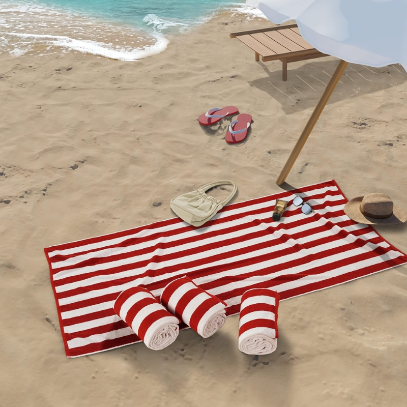 Toalla Cannon a Rayas Playera 70 x 140Cm - Image 2
