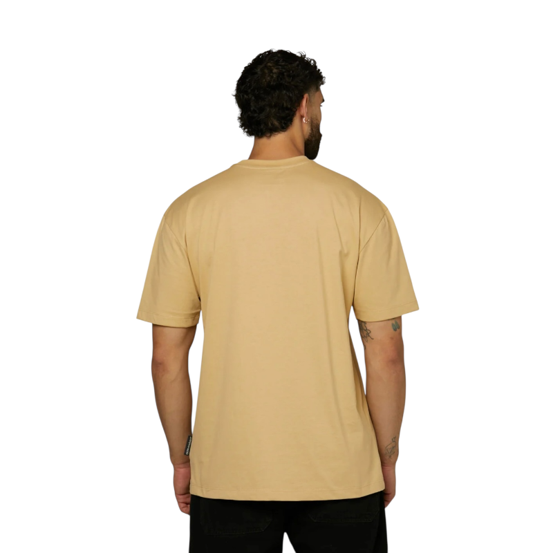 Camiseta Oversize Overview Beige - Image 2