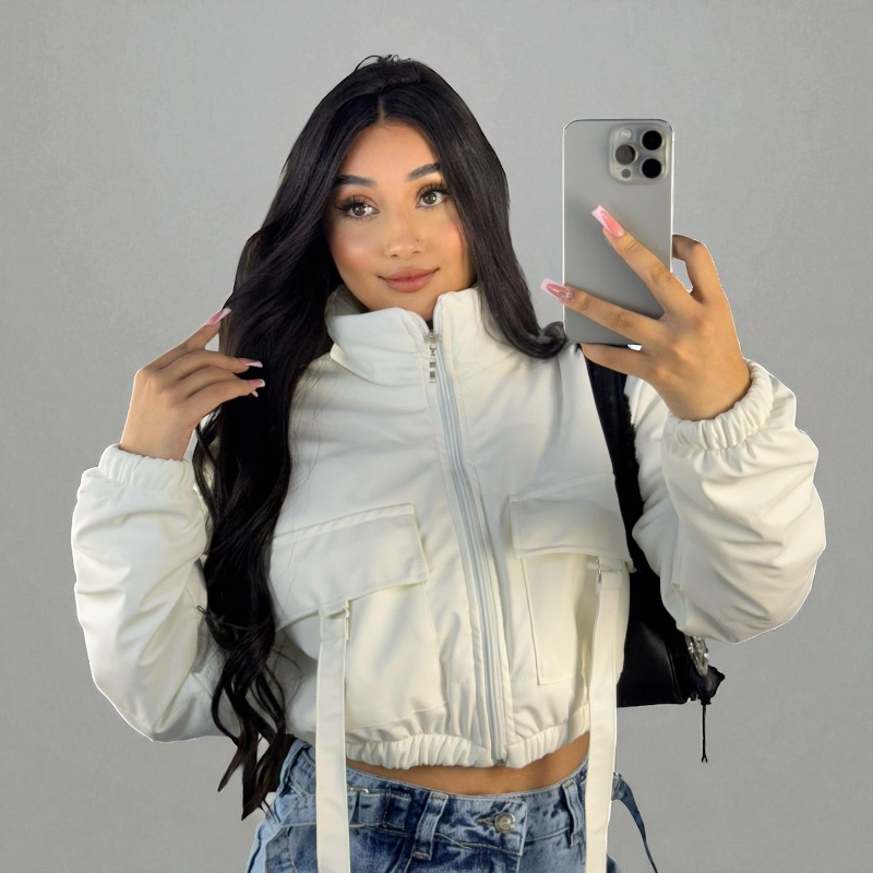 Chaqueta De CueroUrban con Bolsillos - Image 2