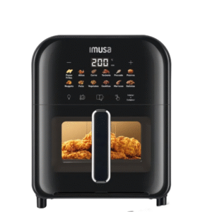 Freidora de Aire IMUSA Easy Fry Turbo 6L, Tecnología Infra Heat