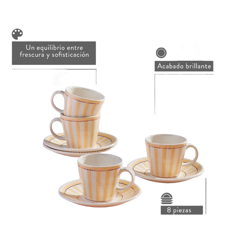 Set Té Corona 4 puestos 180Ml - Image 2