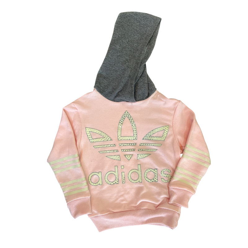 Conjunto Deportivo para Niña Rosado y Gris 🌸👟 - Image 2