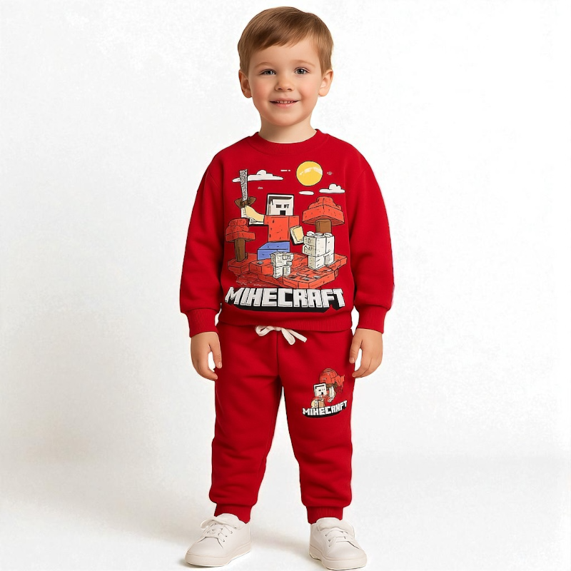 Conjunto Minecraft Red Power – Niños
