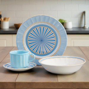 Vajilla Corona Azura 4 Puestos 16 Piezas