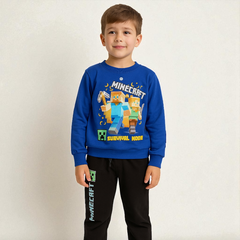 Conjunto Minecraft Azul – Aventura en Cada Paso