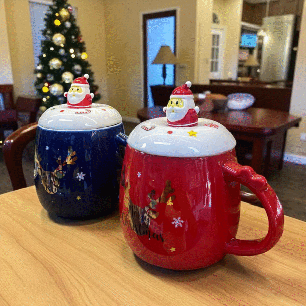 Taza Navideña Santa con Reno 🎅🦌 - Image 4