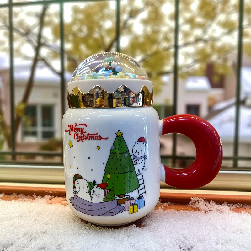 Taza Navideña Bola de Nieve 🎄 - Image 3