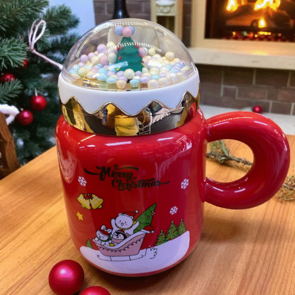 Taza Navideña Bola de Nieve 🎄 - Image 2