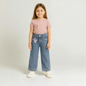 Jean Wide Sparkle Niña