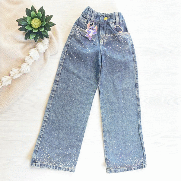 Jean Wide Sparkle Niña - Image 3