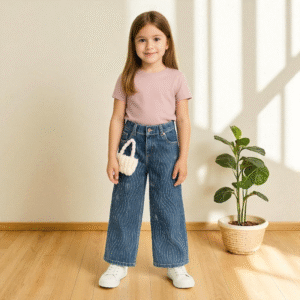 Jean Ancho Brilli Girl para Niña